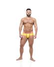 Cueca affair club 5cm amarelo e laranja