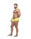 Cueca affair club 5cm amarelo e verde