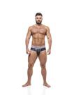 Cueca affair club 5cm preto e cinza