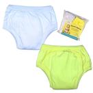 Cueca Algodão com Absorvente para Desfralde Kit 2und Neutro