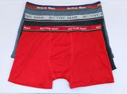 Cueca boxer adulto plus size