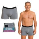 Cueca Boxer Avulso Roupa Íntima Geriátrica Algodão Urina CZ - P Cueca Boxer Avulso Roupa Íntima Geriátrica Algodão Urina CZ - P