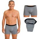 Cueca Boxer Avulso Roupa Íntima Geriátrica Algodão Urina CZ - PP