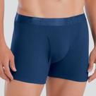 Cueca boxer canelada com abertura frontal
