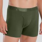 Cueca boxer canelada com abertura frontal