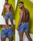 Cueca Boxer Conforto na Microfibra Estampada - Boxer Bull - Estampa Sortida Cueca Boxer Conforto na Microfibra Estampada - Boxer Bull - Estampa Sortida