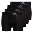 Cueca boxer de microfibra Athletic Fit para meninos, pacote com 4