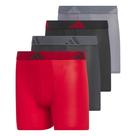 Cueca boxer de microfibra Athletic Fit para meninos, pacote com 4