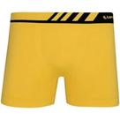 Cueca Boxer Em Microfibra Sem Costura Lupo Ref 671- 1 Unidade Amarela