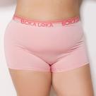 Cueca Boxer Feminina Plus Size Cor:RomanceTamanho:XG ou 3G ou GGG