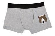 Cueca Boxer Infantil Com Estampa Lateral Nº 2 Ao 10 Anos