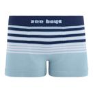 Cueca Boxer Infantil Listrada Azul Gelo