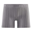 Cueca Boxer Jacquard Listrado Vertical sem Costura Névoa