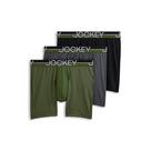 Cueca boxer Jockey Infinite Cool Microfiber Stretch 6 para homens pacote com 3 Cueca boxer Jockey Infinite Cool Microfiber Stretch 6 para homens pacote com 3