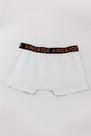 Cueca Boxer King e Joe Neon Branco com Laranja