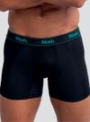 Cueca Boxer Longa Mash 140.09 Masculina Active Texturizada Microfibra T. P/GG