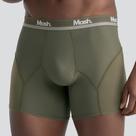 Cueca boxer longa microfibra m verde militar médio unica Cueca boxer longa microfibra m verde militar médio unica