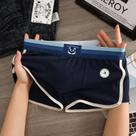 Cueca Boxer Masculina 7A Antibacteriana De Malha Respirável 100% Algodão Com Cintura Alta Elástica