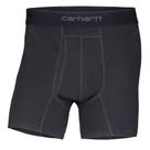 Cueca boxer masculina Carhartt, 5 costuras, algodão, poliéster, 2GG, preta