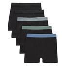 Cueca boxer masculina Hanes Ultimate Supersoft, pacote com 5