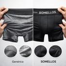 Cueca Boxer Masculina Microfibra Não Enrola Respirável Kit 3 Somellos