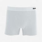Cueca Boxer Mash Microfibra Risca De Giz Branca