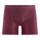 Cueca Boxer Mescla sem Costura Jacquard Pontilhados Bordô Cueca Boxer Mescla sem Costura Jacquard Pontilhados Bordô