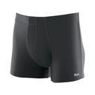 Cueca Boxer Microfibra Lisa Cinza Chumbo Mash