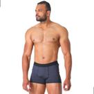 Cueca Boxer Poliamida Masculina Adulta 100% Forro Algodão Elástico Baixa Relevo Lisa Homem P ao GG