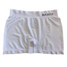 Cueca Boxer Poliéster Branco G - Basic+