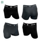 Cueca Boxer Polo Wear Masculina Microfibra Kit com 4 - 2 Cores