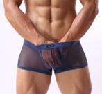 Cueca Boxer Telinha Azul Tam P