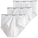Cueca Brief Masculina Fruit of the Loom Algodão Branco XXL (Pacote com 3)