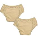 Cueca Calcinha Treinamento Desfralde Juvenil Kit 2und Bege