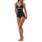 Cueca de cintura alta SPANX Seamless Core Control 2X preta