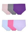 Cueca feminina respirável Fruit of the Loom, pacote com 6