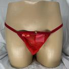 Cueca Fio Tule Vermelho Frantz - Tamanho Único Cueca Fio Tule Vermelho Frantz - Tamanho Único