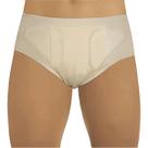 Cueca Hérnia Inguinal Dupla Dilepé Bege Tam M - unidade