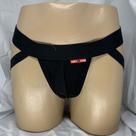 Cueca Jock Strap Preta Frantz Design - Tamanhos P, M, G e GG