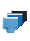 Cueca Jockey Pouch para homens, pacote com 3 unidades, azul GG