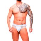 Cueca Jockstrap Arrastão SD Clothing Suplex Branca Cueca Jockstrap Arrastão SD Clothing Suplex Branca