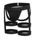 Cueca Jockstrap Cinta Liga - 2 ligas