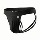 Cueca Jockstrap Faixa Dupla Suplex Elastano Estilo e Conforto Cor:PretoTamanho:38-46