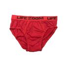 Cueca Life Zoom Slip 004 Algodão Infantil Kit C/3 Cores Sortidas