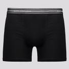 Cueca Lupo Boxer Algodão com Elastano Basic Preta