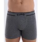 Cueca Lupo Boxer Fio Texturizado a Ar s/ Costura Cinza Mescla