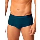 Cueca Lupo Slip Algodão com Elastano Canelada com Abertura 546-003
