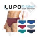 Cueca lupo slip fio texturizado microfibra 624 - kit 6 Cueca lupo slip fio texturizado microfibra 624 - kit 6