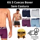 Cueca Masculina Sem Costura Kit com 5 Peças Anatômicas
