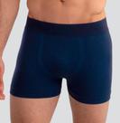 Cueca Mash Boxer Azul Microfibra